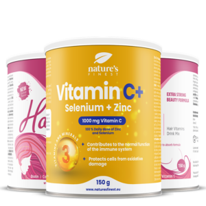 2x Hair Vitamins + Vitamin C+Selen+Cink paquet