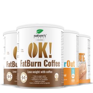 2x OK!FatBurn Café + OK!WaterOut + Anti Cellulite peeling au café paquet