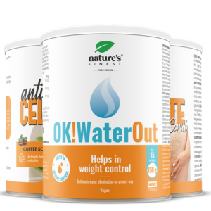 2x Anti Cellulite peeling au café + OK!WaterOut paquet