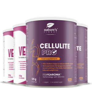 2x Cellulite PRO + 2x VEIN UP paquet