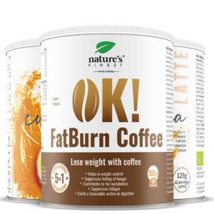 2x Golden Curcuma latte + OK!Fatburn Coffee paquet
