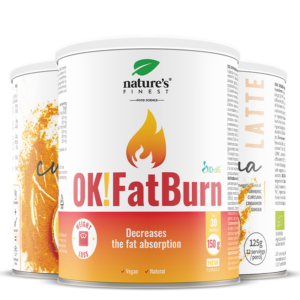 Latte au curcuma + OK!FatBurn paquet