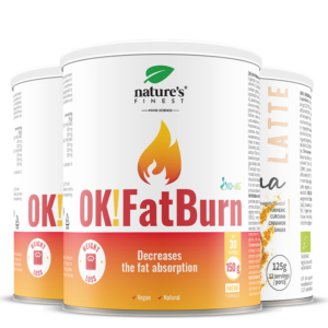 OK!FatBurn + Golden Curcuma latte paquet