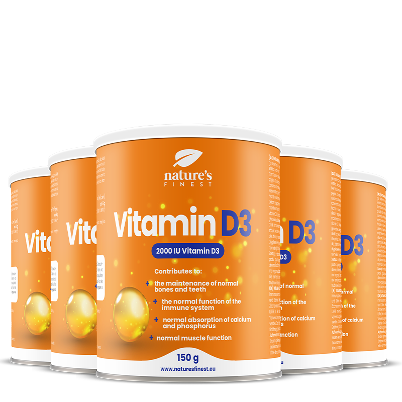 Vitamine D3 en poudre 2+3 GRATUIT